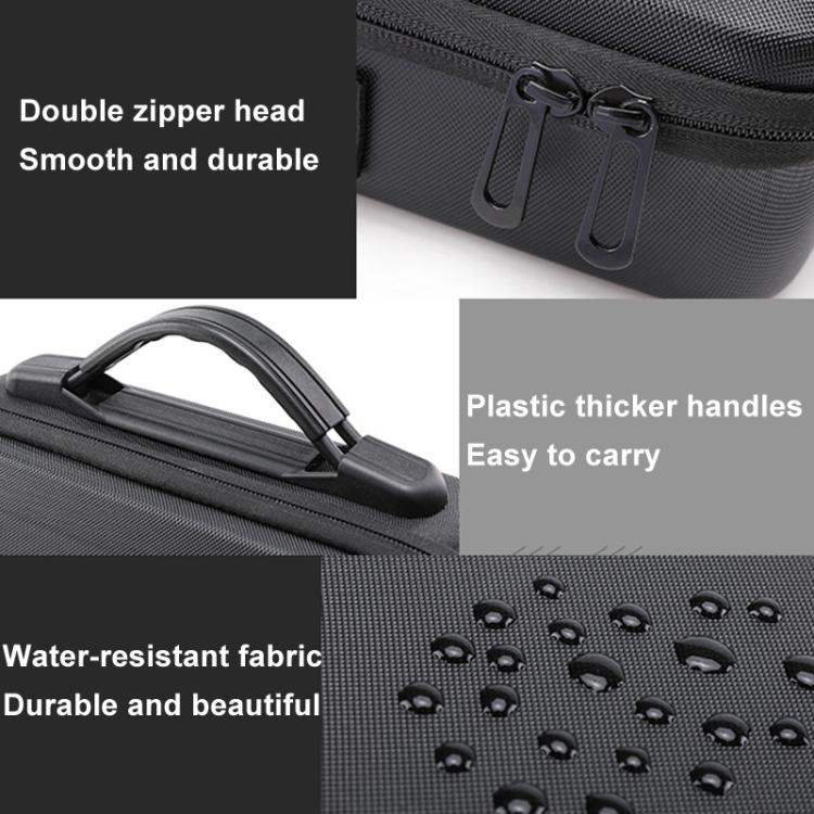 For Insta360 X4 BKANO INX4-002 Shoulder Handheld Storage Bag Crossbody Bag(Black) - Case & Bags by BKANO | Online Shopping UK | buy2fix