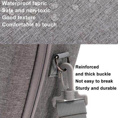 For PICO 4 Ultra BKANO P4U-001 VR Glasses Organizer Handheld Shoulder Bag(Gray) - VR Accessories by BKANO | Online Shopping UK | buy2fix