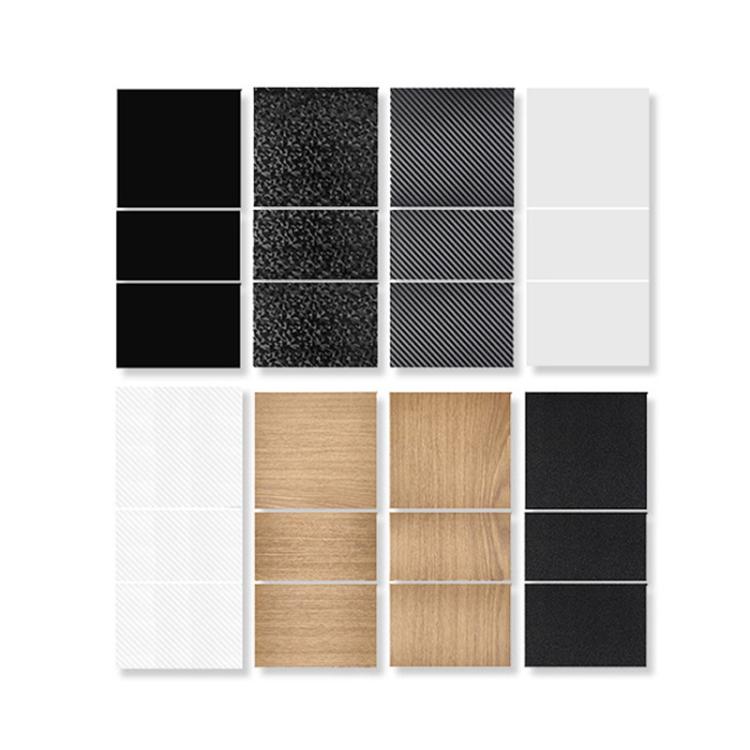 For Tesla 2024+ Model 3 Highland Center Console Panel Protection Sticker, Color: Matt Black by buy2fix