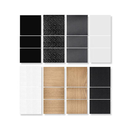 For Tesla 2024+ Model 3 Highland Center Console Panel Protection Sticker, Color: Matt Black by buy2fix