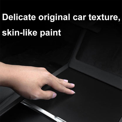 For Tesla 2024+ Model 3 Highland Center Console Panel Protection Sticker, Color: Matt Black by buy2fix