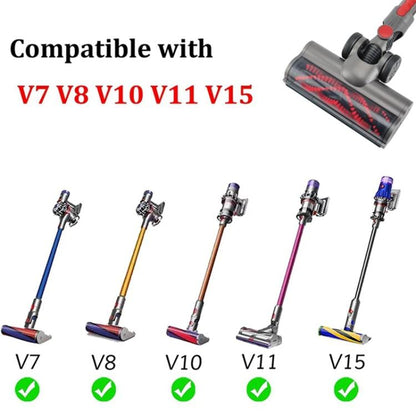 For Dyson V7 / V8 / V10 / V11 / V15 Vacuum Cleaner Floor Brush Carbon Fiber Attachment, Spec: Type 1 - For Dyson Accessories by buy2fix | Online Shopping UK | buy2fix