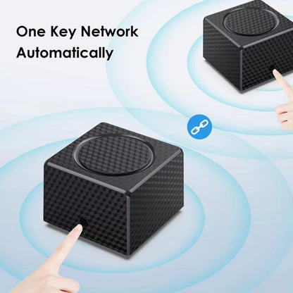 Urant USM16 1200Mbps Dual-band Mesh WiFi Router Signal Amplifier with 3 Gigabit Ethernet Ports(Black) - Broadband Amplifiers by Urant | Online Shopping UK | buy2fix