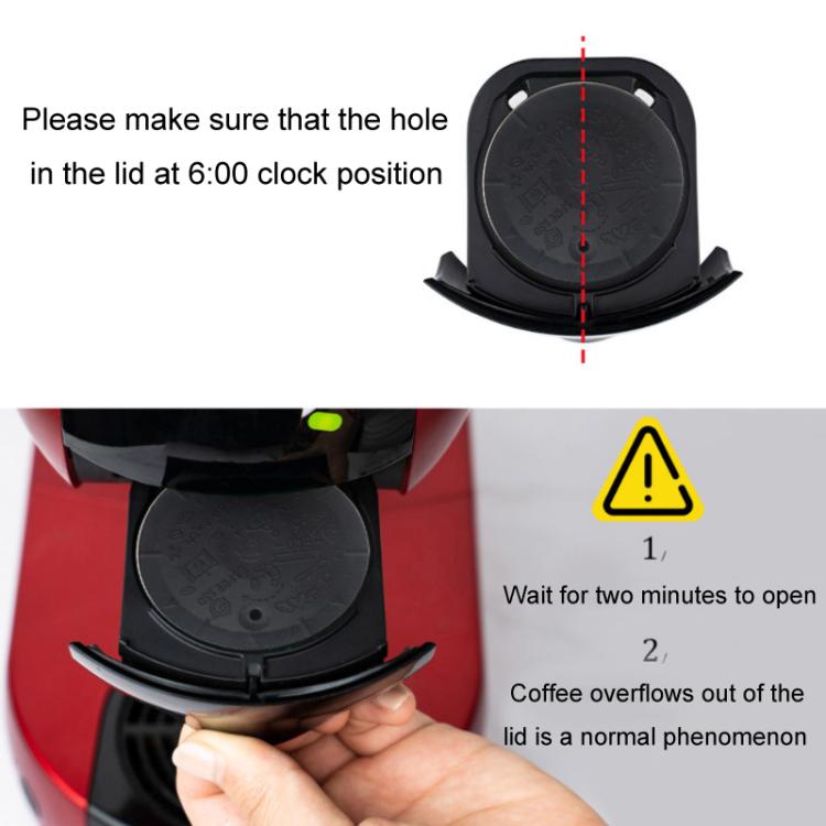 For Dolce Gusto Coffee Maker Stainless Steel Reusable Coffee Capsule Shell, Style: Capsule+40mm Powder Hammer+Brush And Scoop - Coffee Machine Parts by buy2fix | Online Shopping UK | buy2fix