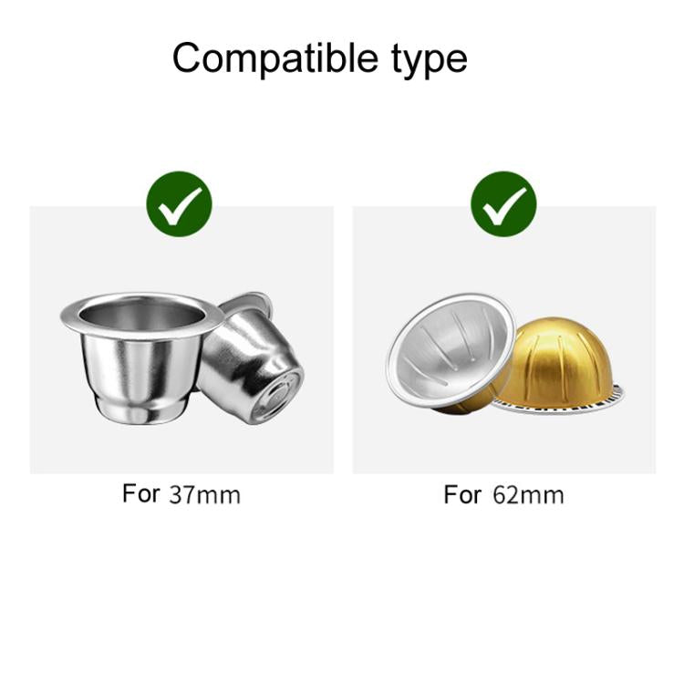 37mm 204pcs / Pack For Nestle Vertuo Coffee Maker Disposable Capsule Aluminum Foil Sealer Paper - Coffee Machine Parts by buy2fix | Online Shopping UK | buy2fix