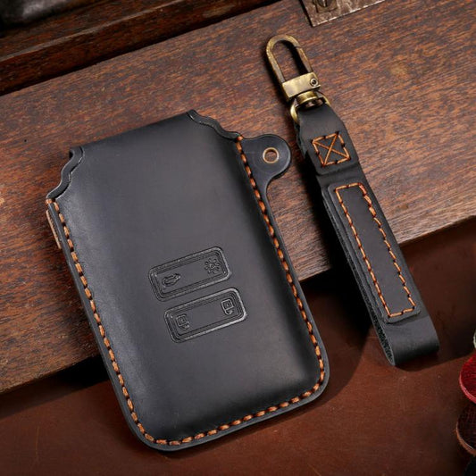 Hallmo For Renault Car Key Protective Cover Key Storage Bag, Color: C199 Black by Hallmo