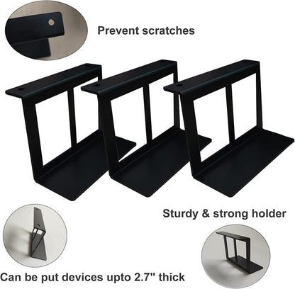 Under Desk Laptop Tablet Mini PC Storage Stand Metal Invisible Tray Rack, Height: 6.8cm - Laptop Stand by buy2fix | Online Shopping UK | buy2fix