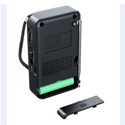 JOC TG-77 Mini FM / AM / SW Portable Full-Band Full-Channel Radio(Gold) - Radio Player by JOC | Online Shopping UK | buy2fix