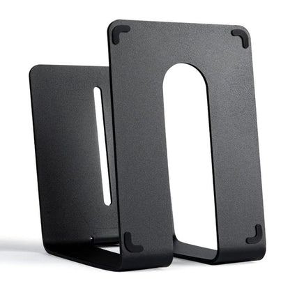 Metal Desktop Speaker Stand Vibration Damping Tilted Studio Monitor Speaker Bracket(Black) - Speaker Bracket by buy2fix | Online Shopping UK | buy2fix