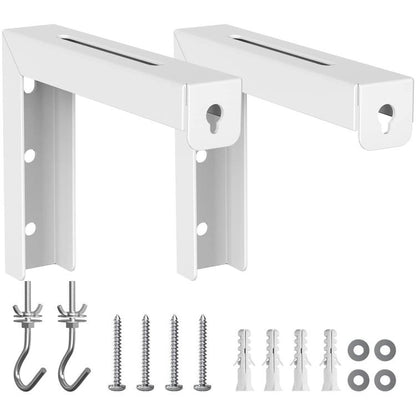 Universal Projector Screen Ceiling Mount Wall Hanger L-shaped Adjustable Bracket(White) - Accessories & Parts by buy2fix | Online Shopping UK | buy2fix