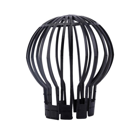 Drainage System Garden Filter Cover Eaves Leaking Pipe Dredging Funnel Protective Cover, Style: Spherical(Black)