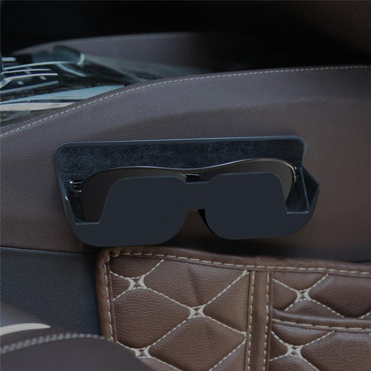 Adhesive Car Glasses Case Car Dashboard Card Storage Rack(Black) - Sunglasses & Glasses Clips by buy2fix | Online Shopping UK | buy2fix