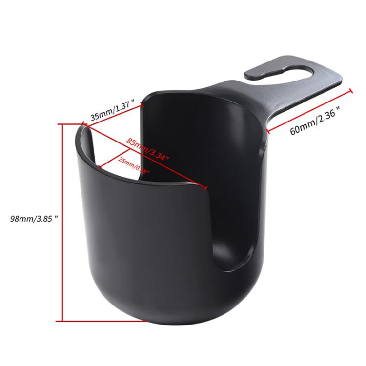 1010 Multifunctional Car Seat Water Cup Holder Car Headrest Hook(Beige) by buy2fix