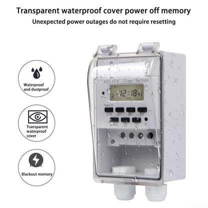 220V Household Automatic Switch Intelligent Timer - Energy Saving Timer Socket by buy2fix | Online Shopping UK | buy2fix