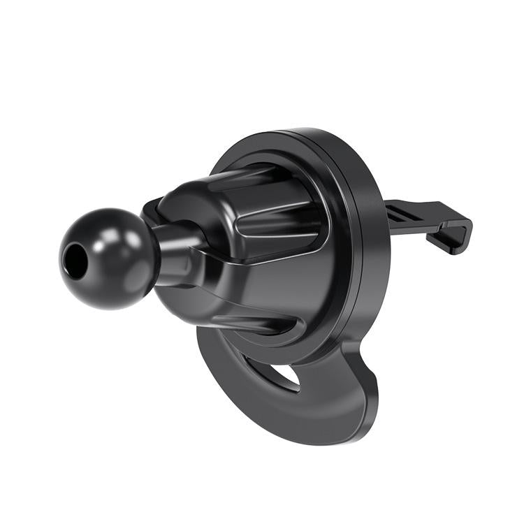 360-degree Rotating Car Air Outlet Telescopic Hook Press Automatic Lock Phone Holder(Black Red) by buy2fix