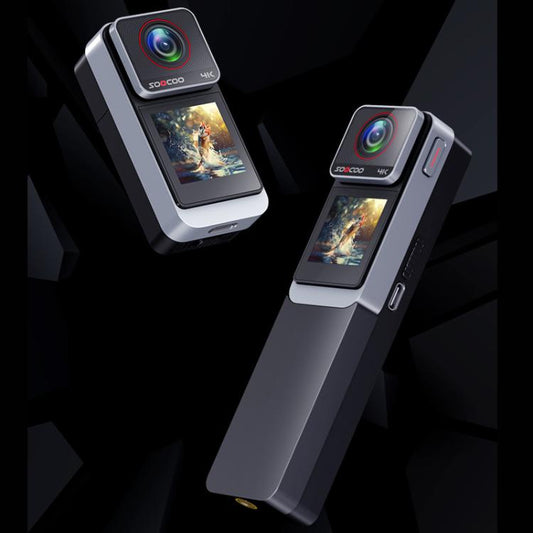 SOOCOO SAW1 Pro With 128G Memory Card 4K HD Anti-Shake Waterproof Motorcycle Riding Recorder Chest Head Mounted Diving Thumb Camera - Video Cameras by SOOCOO | Online Shopping UK | buy2fix