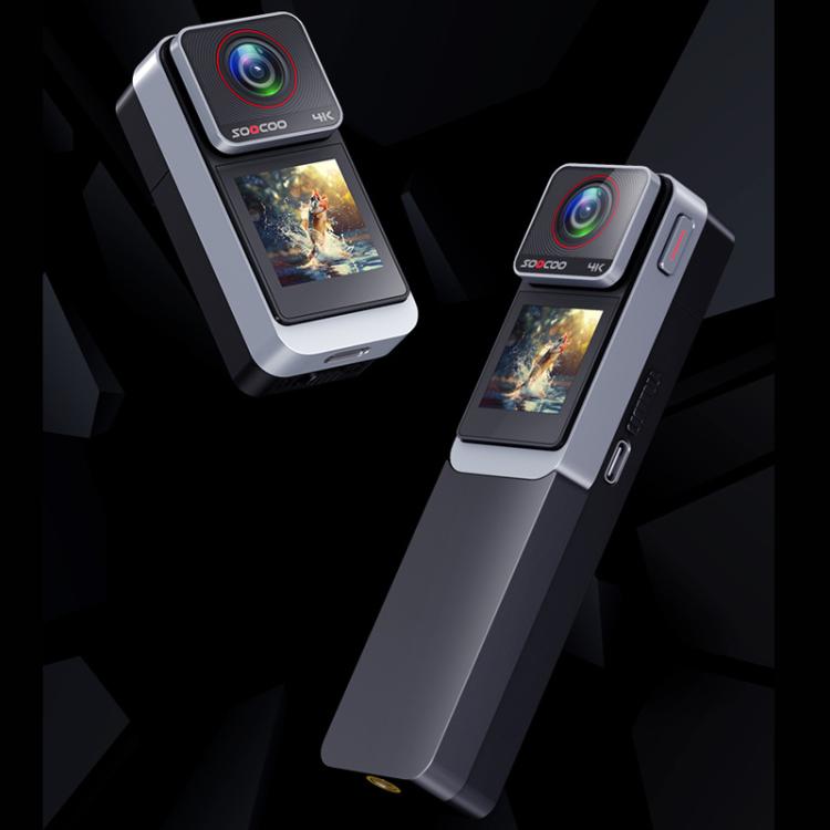 SOOCOO SAW1 Pro With 64G Memory Card 4K HD Anti-Shake Waterproof Motorcycle Riding Recorder Chest Head Mounted Diving Thumb Camera - Video Cameras by SOOCOO | Online Shopping UK | buy2fix