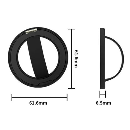 RK-X39 Mini Silicone Magnetic Finger Ring Buckle Mobile Phone Holder(Gray) - Ring Holder by buy2fix | Online Shopping UK | buy2fix