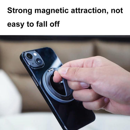 RK-X39 Mini Silicone Magnetic Finger Ring Buckle Mobile Phone Holder(Dark Blue) - Ring Holder by buy2fix | Online Shopping UK | buy2fix