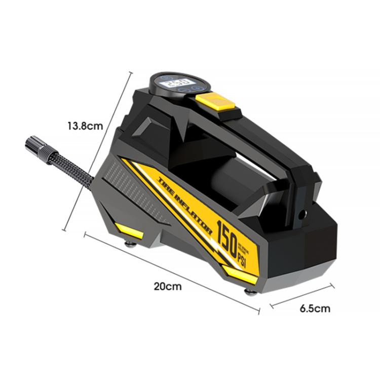 Portable Intelligent Digital Display Electric Air Pump Car Tires(Black) by buy2fix