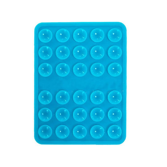 Double-sided Silicone Suction Cup Strongly Fixed Mobile Phone Holder(Dark Blue)