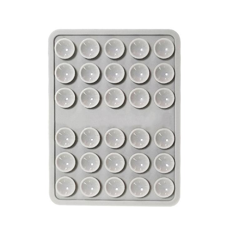 Double-sided Silicone Suction Cup Strongly Fixed Mobile Phone Holder(Gray) - Hand-Sticking Bracket by buy2fix | Online Shopping UK | buy2fix