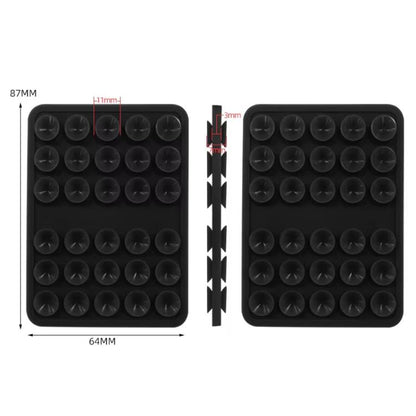 Double-sided Silicone Suction Cup Strongly Fixed Mobile Phone Holder(Dark Blue) - Hand-Sticking Bracket by buy2fix | Online Shopping UK | buy2fix