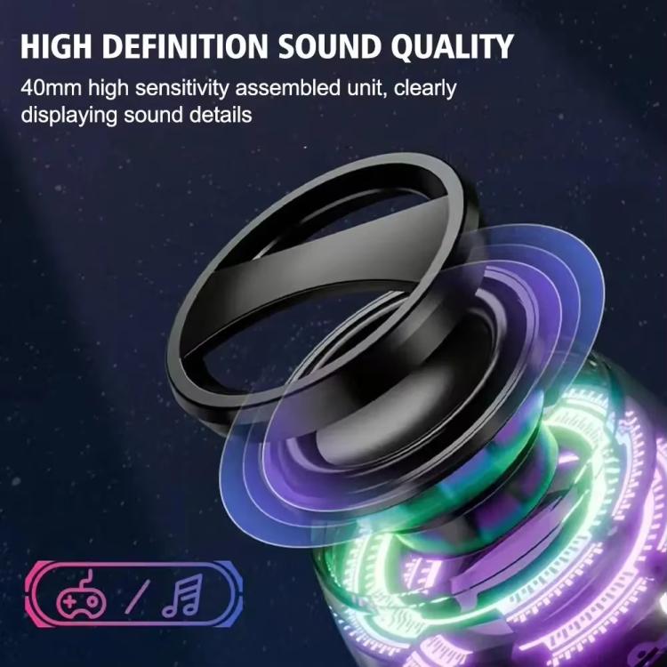 G200 Magnetic Bluetooth TWS Mini Speaker Subwoofer With Colorful Atmosphere Light(Blue) - Mini Speaker by buy2fix | Online Shopping UK | buy2fix