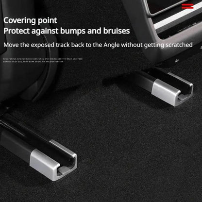 For Tesla Seat Rail Anti-Kick Modification Plug, Model: Model Y Rear 4pcs /Pack - Floor Mats by buy2fix | Online Shopping UK | buy2fix