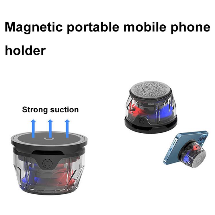 RK-C250 Portable RGB Atmosphere Light Magnetic Bluetooth Speaker with Wireless Charging Function - Mini Speaker by buy2fix | Online Shopping UK | buy2fix