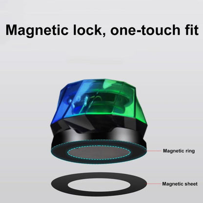 RK-C250 Portable RGB Atmosphere Light Magnetic Bluetooth Speaker with Wireless Charging Function - Mini Speaker by buy2fix | Online Shopping UK | buy2fix