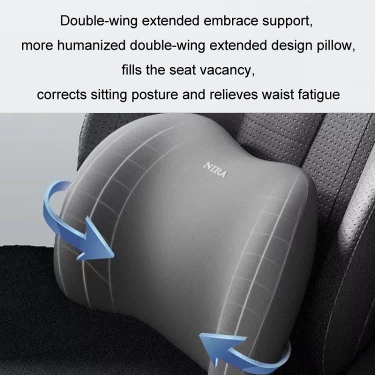 Car Mmemory Foam Support Driving Cushion, Color: Coffee Lumbar Support - Seat Accessories by buy2fix | Online Shopping UK | buy2fix