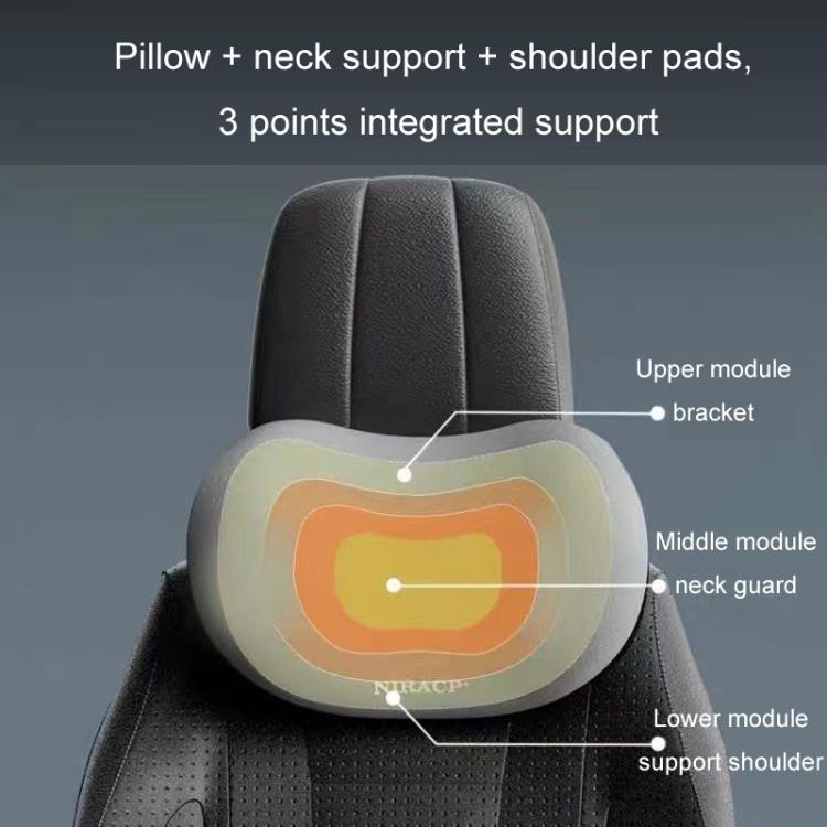 Car Mmemory Foam Support Driving Cushion, Color: Black Lumbar Support - Seat Accessories by buy2fix | Online Shopping UK | buy2fix