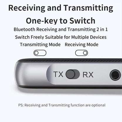GR11 Car Bluetooth Receiver Transmitter 2 In 1 Bluetooth Audio Adapter - Audio Receiver Transmitter by buy2fix | Online Shopping UK | buy2fix