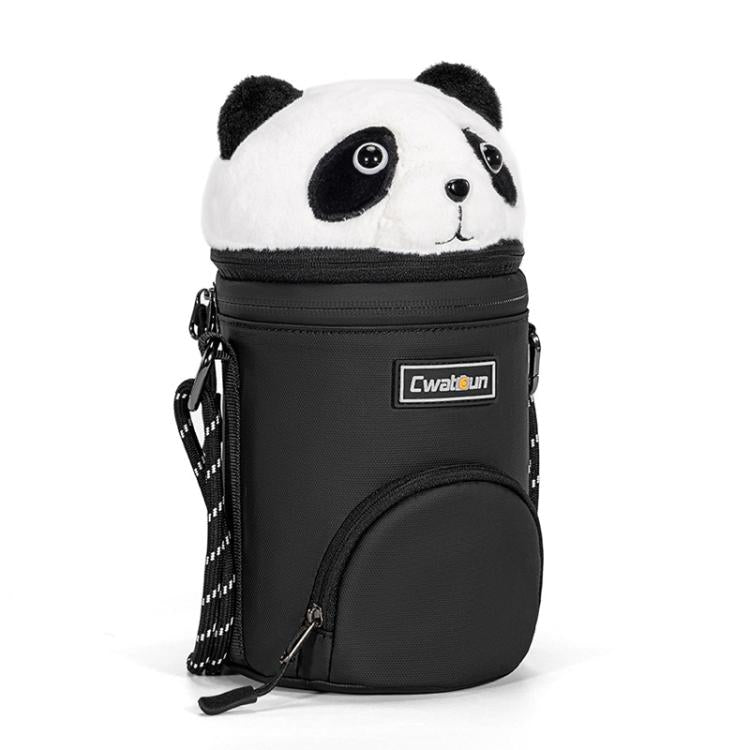 Cwatcun D162 Large Camera Lens Cylinder Cartoon Panda Camera Lens Protective Cover - Lens Bag by Cwatcun | Online Shopping UK | buy2fix