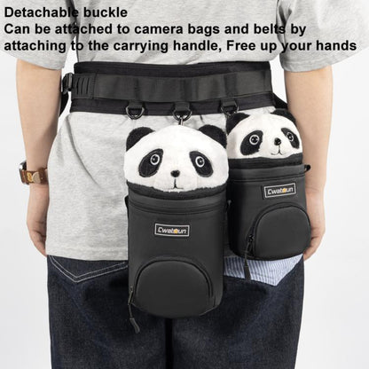 Cwatcun D162 Large Camera Lens Cylinder Cartoon Panda Camera Lens Protective Cover - Lens Bag by Cwatcun | Online Shopping UK | buy2fix