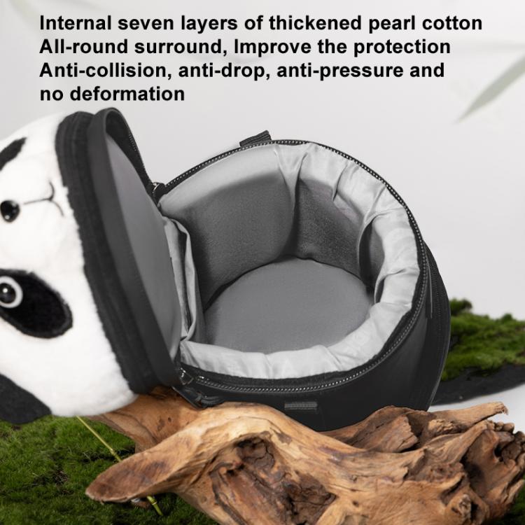 Cwatcun D162 Large Camera Lens Cylinder Cartoon Panda Camera Lens Protective Cover - Lens Bag by Cwatcun | Online Shopping UK | buy2fix