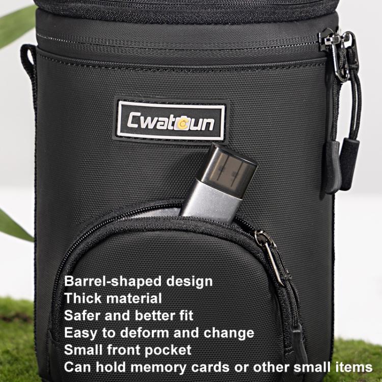 Cwatcun D162 Large Camera Lens Cylinder Cartoon Panda Camera Lens Protective Cover - Lens Bag by Cwatcun | Online Shopping UK | buy2fix