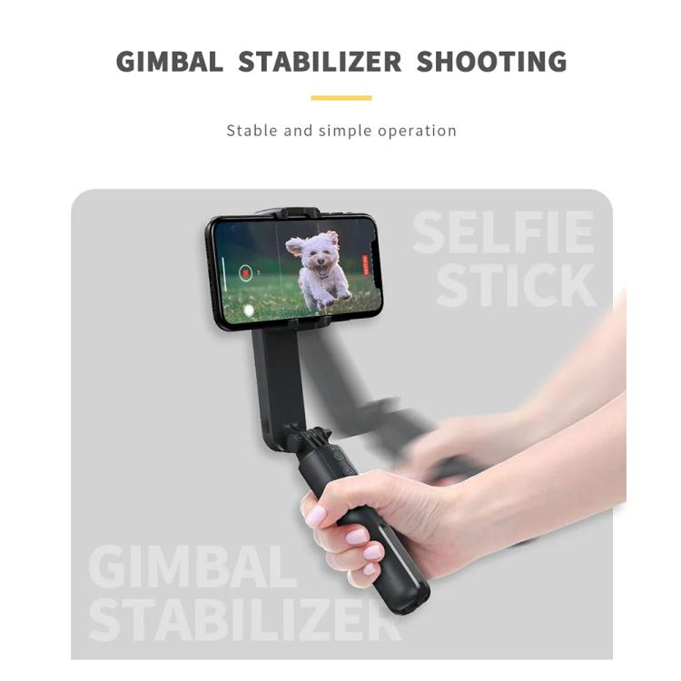 L09 Mini Handheld Folding Anti-shake Stabilizer Bluetooth Beauty Fill Light Selfie Stick(White) - Selfie Sticks by buy2fix | Online Shopping UK | buy2fix