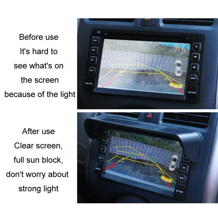 Car Navigation Display Universal Sun Visor, Size: S - Car Interior Mouldings by buy2fix | Online Shopping UK | buy2fix