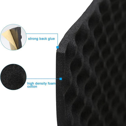 200x50x2cm Car Rubber Plastic Self-adhesive Wave Crest Shockproof Sound-absorbing Cotton - Sound & Heat Insulation Cotton by buy2fix | Online Shopping UK | buy2fix