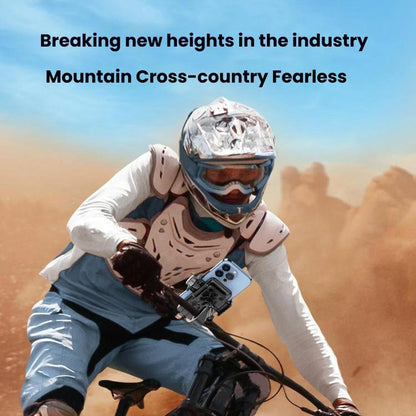 Bicycle Motorcycle Shock Absorption Mobile Phone Holder Gravity Navigation Mount(Blue) - Holders by buy2fix | Online Shopping UK | buy2fix