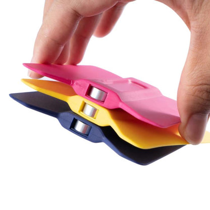 With Magnet Car Film Scraper Plastic Winged Scraper Tool(Pink) - Sticker Tools by buy2fix | Online Shopping UK | buy2fix