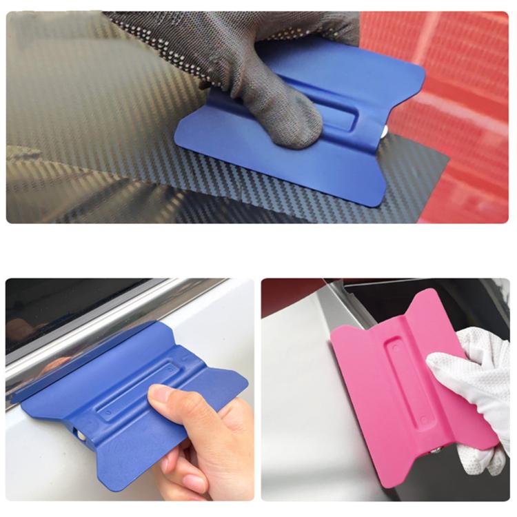 With Magnet Car Film Scraper Plastic Winged Scraper Tool(Blue) - Sticker Tools by buy2fix | Online Shopping UK | buy2fix