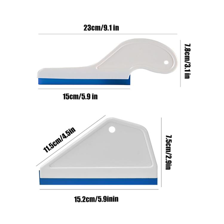 Trapezoidal Car Film Tool Scraper Glass Cleaning Wiper - Sticker Tools by buy2fix | Online Shopping UK | buy2fix