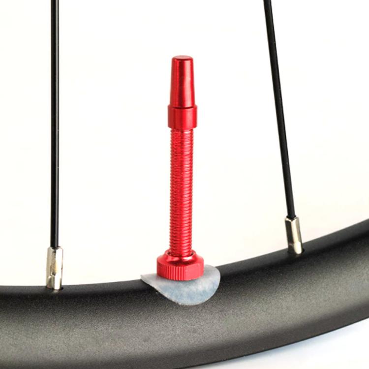 Mountain Road Bike Tubeless French Vacuum Valve, Color: 60mm Red A - Tire Valve Caps by buy2fix | Online Shopping UK | buy2fix