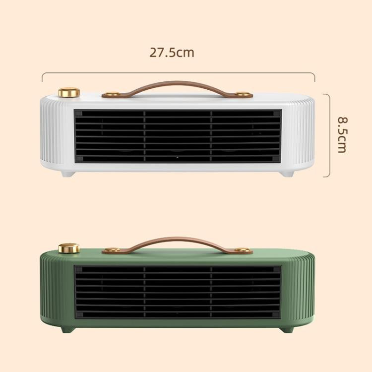 FS007 800W Home Desktop Heater Large Area PTC Heating Device, Spec: US Plug(Green) - Electric Heaters by buy2fix | Online Shopping UK | buy2fix