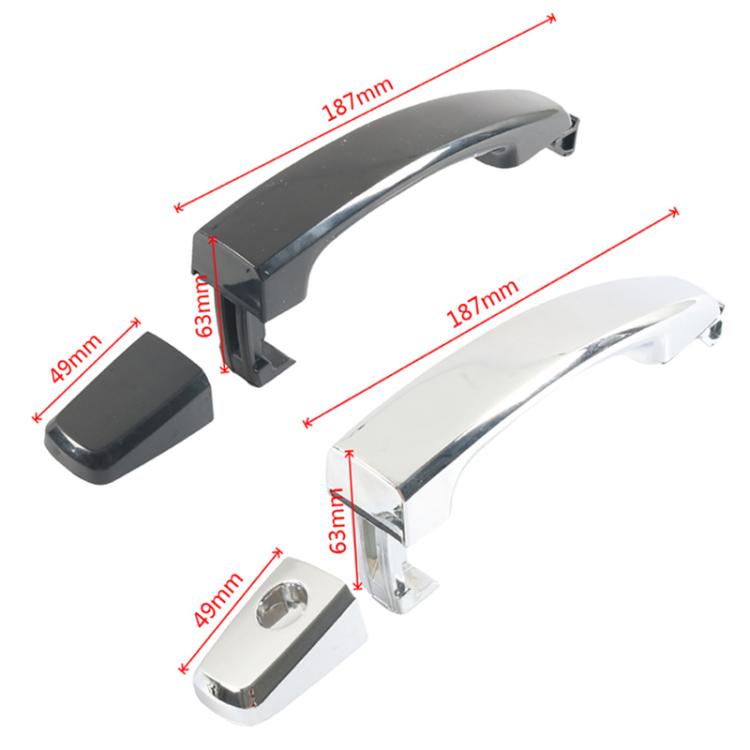 Car Door Outer Handle Accessories For Chevrolet Aveo, Model: Black Universal 96468254/96468293 - Door Handles by buy2fix | Online Shopping UK | buy2fix