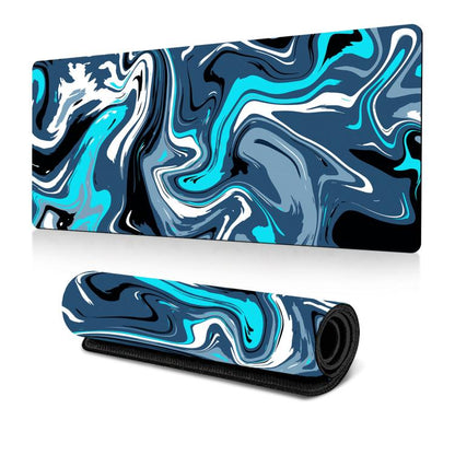 Large Abstract Mouse Pad Gamer Office Computer Desk Mat, Size: 300x600x2mm(Abstract Fluid 9) - Mouse Pads by buy2fix | Online Shopping UK | buy2fix