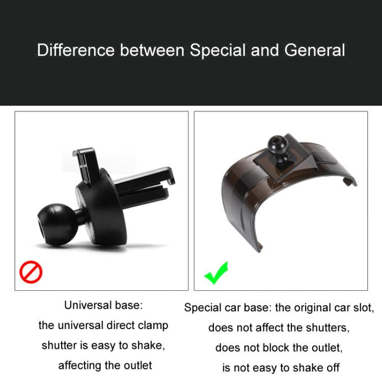 For Mazda Left Driving Car-Mounted Special Mobile Phone Navigation Bracket Base, Model: 14-15 Atenza - Special Car Holders by buy2fix | Online Shopping UK | buy2fix